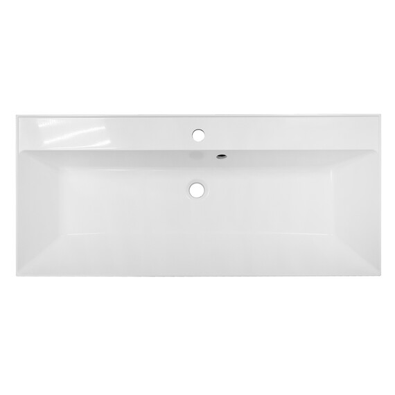 Тумба напольная с раковиной Azario Viola 100/2H 100 см CS00097146, белый матовый - фото 6