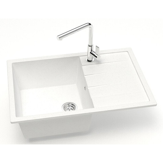 Кухонная мойка Azario Vision CS00078336, белый - фото 2