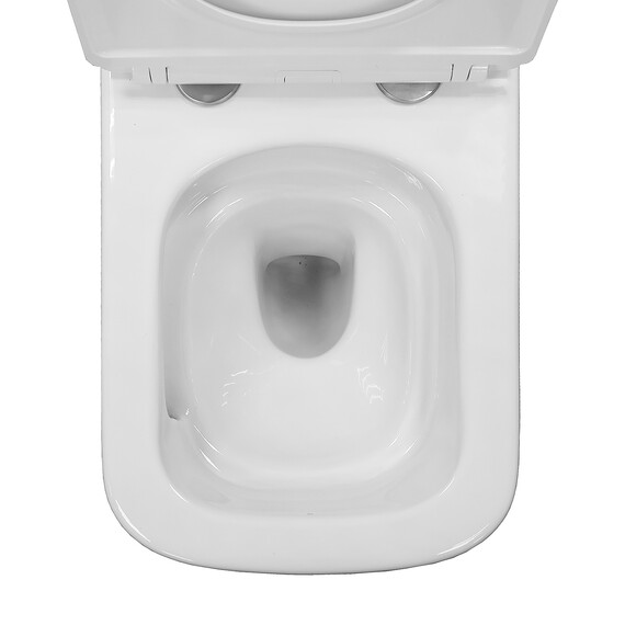 Унитаз подвесной безободковый Azario Armonia AZ-2403 с крышкой микролифт (Система смыва торнадо) - фото 8