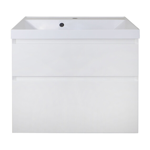 Тумба подвесная с раковиной Azario Velluto 70 см CS00088602, белый матотвый - фото 3