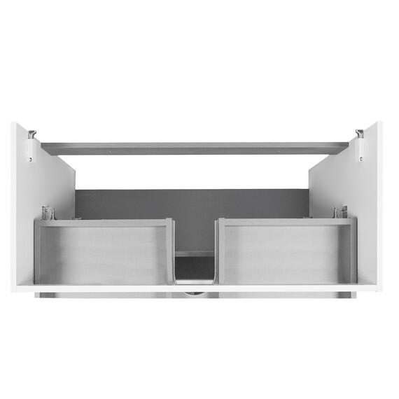 Тумба подвесная с раковиной Azario Viola 100/2H 100 см CS00097149, белый матовый - фото 4