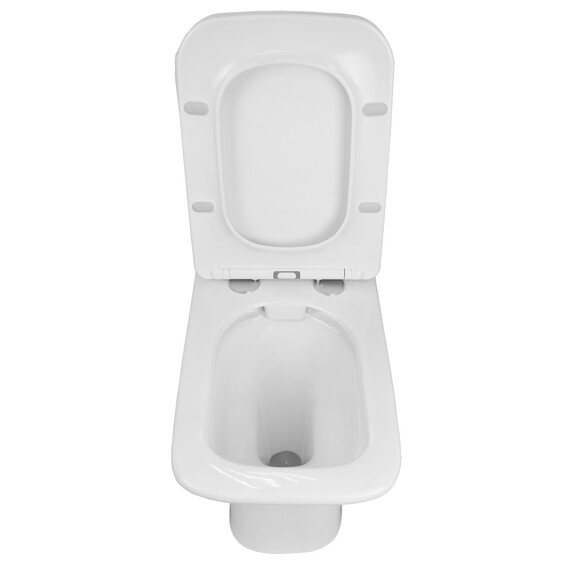 Унитаз-компакт безободковый Azario Formal AZ-1353B с крышкой микролифт - фото 5