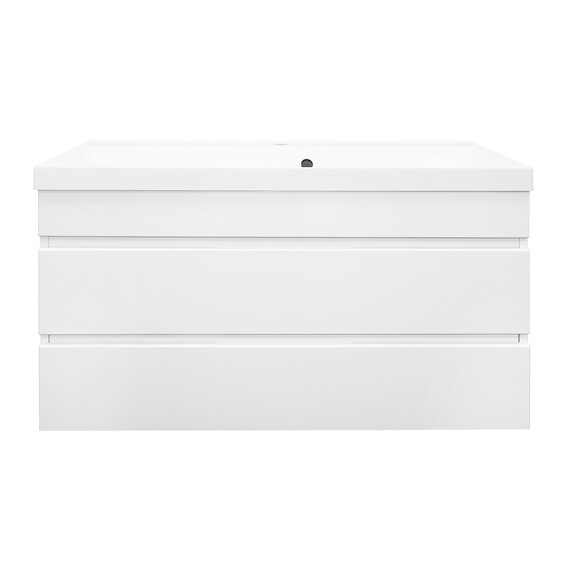 Тумба подвесная с раковиной Azario Эстима 100/2 100 см CS00094585 - фото 3