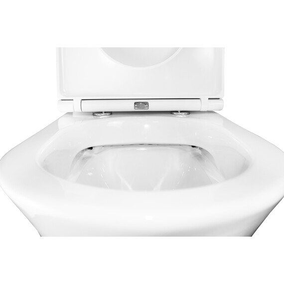 Унитаз-компакт безободковый Azario Dante AZ-93589 с крышкой микролифт - фото 6