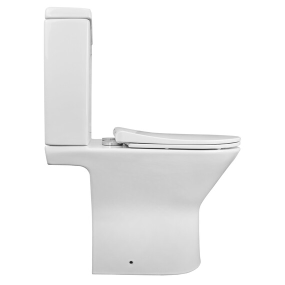 Унитаз-компакт Azario Fretta AZ-1223 с крышкой микролифт - фото 7