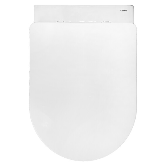 Унитаз подвесной безободковый Azario Ollin AZ-0513R с крышкой микролифт (Система смыва торнадо) - фото 8