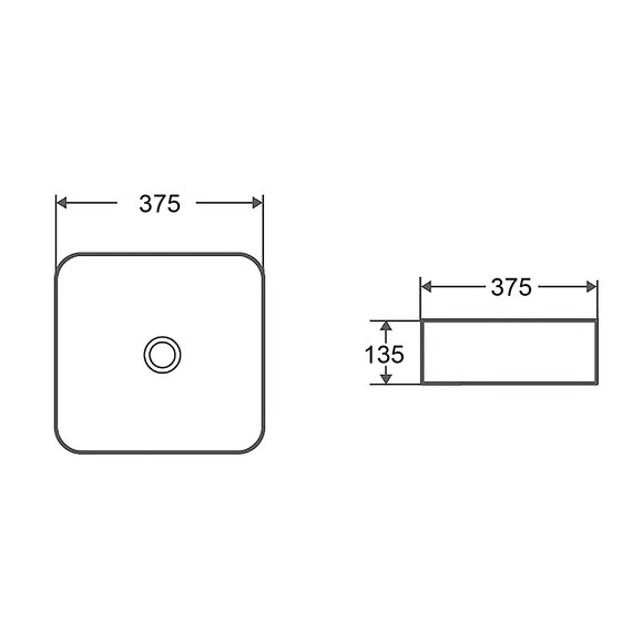 Раковина-чаша Azario 37 см AZ-2283 - фото 4