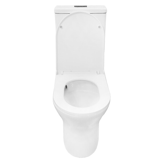 Унитаз-компакт безободковый Azario Tesoro AZ-8501 с крышкой микролифт (система смыва Торнадо) - фото 3