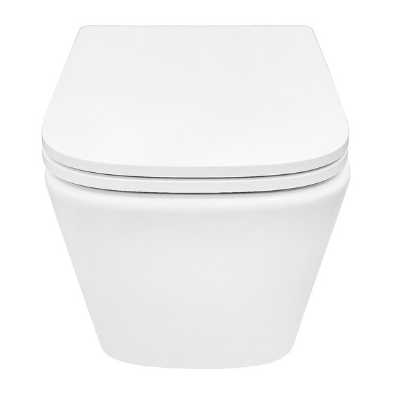 Унитаз подвесной безободковый Azario Armonia AZ-2403 с крышкой микролифт (Система смыва торнадо) - фото 3