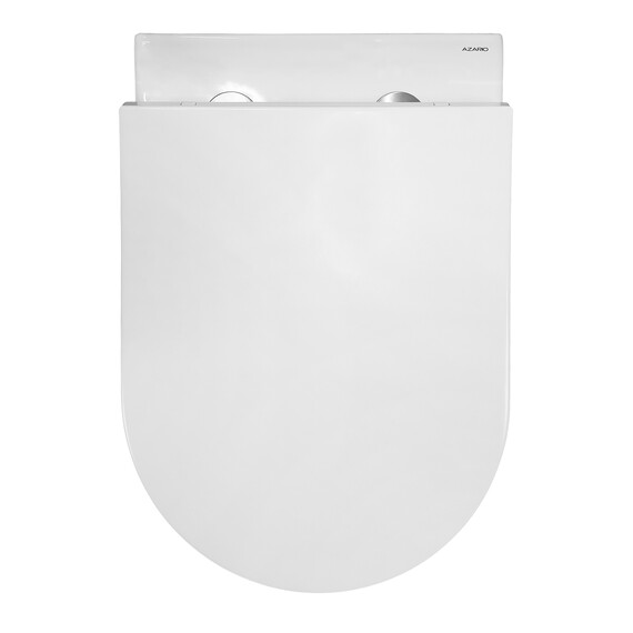 Унитаз подвесной Azario Nemi AZ-1293WH с крышкой микролифт (система смыва Торнадо) - фото 13