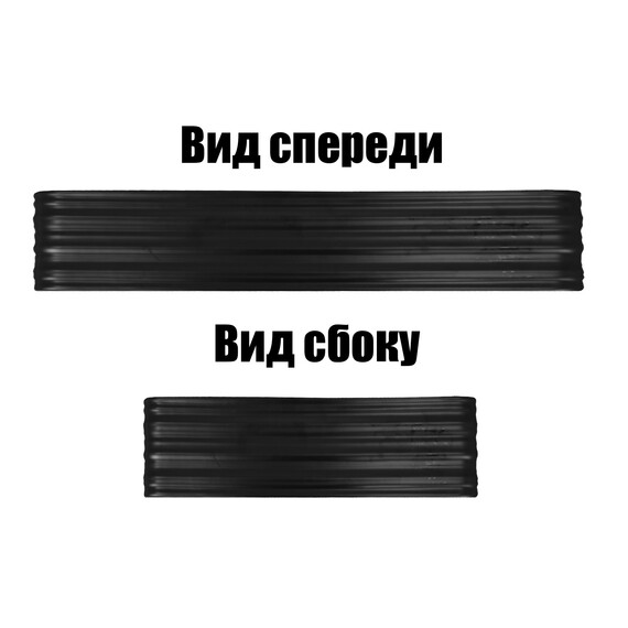 Раковина-чаша Azario 67 см AZ-2250-MB, черный матовый - фото 3