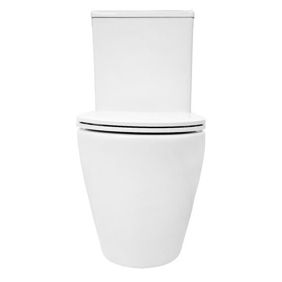 Унитаз-компакт безободковый Azario Verona AZ-8301 с крышкой микролифт (система смыва Торнадо) - фото 11