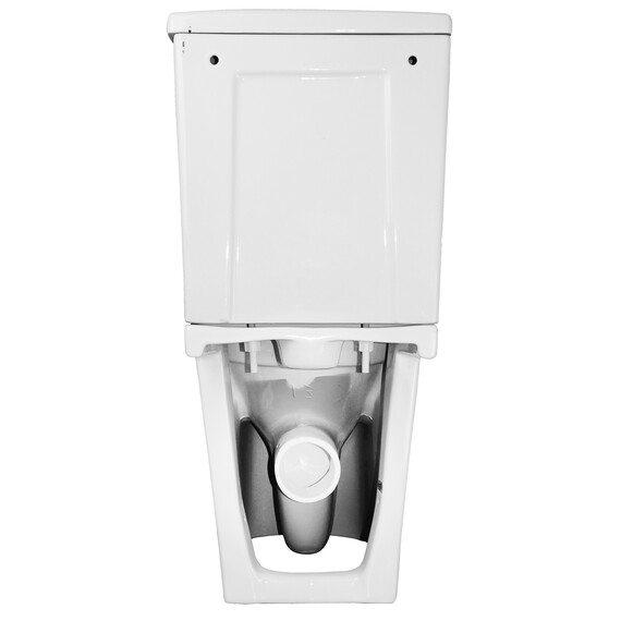 Унитаз-компакт безободковый Azario Wandy AZ-56D с тонкой крышкой микролифт - фото 13