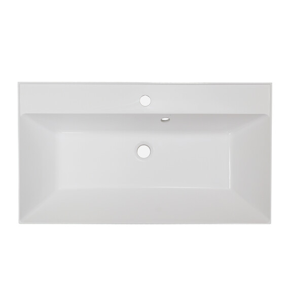 Тумба напольная с раковиной Azario Viola 80/2H 80 см CS00097139, фисташковый - фото 6