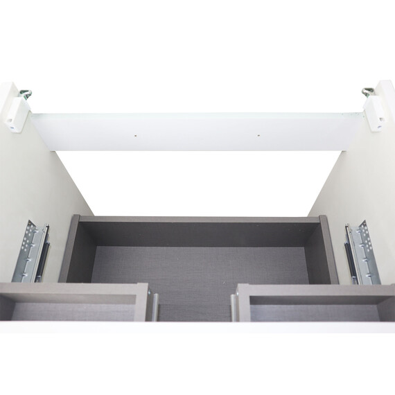 Тумба подвесная с раковиной Azario Velluto 70 см CS00088602, белый матотвый - фото 5