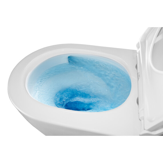 Унитаз подвесной безободковый Azario Gloria AZ-2003T с тонкой крышкой микролифт - фото 6