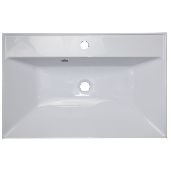 Тумба подвесная с раковиной Azario Velluto 70 см CS00088602, белый матотвый - фото 9