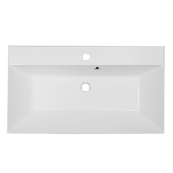 Тумба напольная с раковиной Azario Viola 80/2H 80 см CS00097140, белый матовый - фото 6