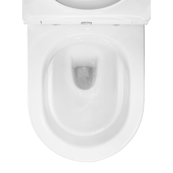 Унитаз-компакт безободковый Azario Dante AZ-93589 с крышкой микролифт - фото 8