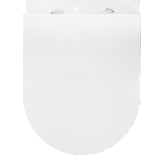 Унитаз-компакт безободковый Azario Dante AZ-93589 с крышкой микролифт - фото 9