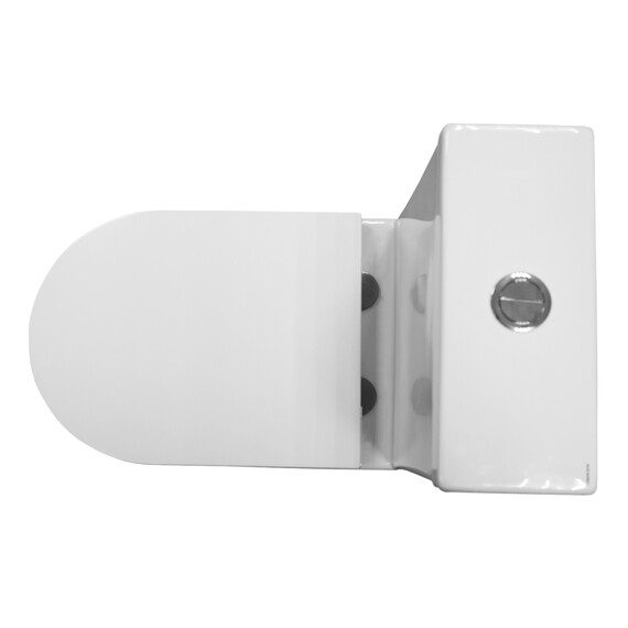 Унитаз-моноблок Azario Velluto AZ-6281 с тонкой крышкой микролифт (Система смыва Торнадо) - фото 9