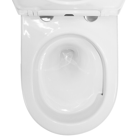 Унитаз подвесной Azario Nemi AZ-1293WH с крышкой микролифт (система смыва Торнадо) - фото 11