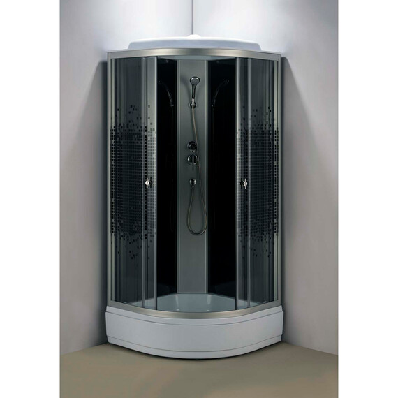 Душевая кабина Loranto 80х80 см CS-800-13ТМ/М, хром/мозаика - фото 3