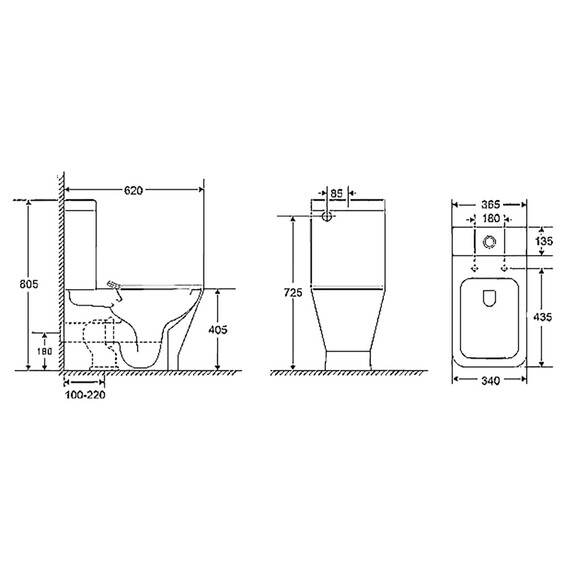 Унитаз-компакт безободковый Azario Joy AZ-2168-UQ3 с крышкой микролифт (система смыва Торнадо) - фото 19
