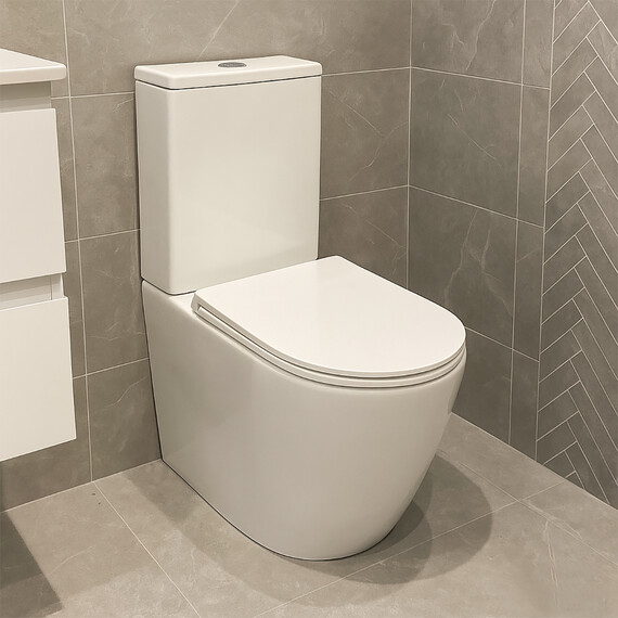 Унитаз-компакт безободковый Azario Verona AZ-8301 с крышкой микролифт (система смыва Торнадо) - фото 15