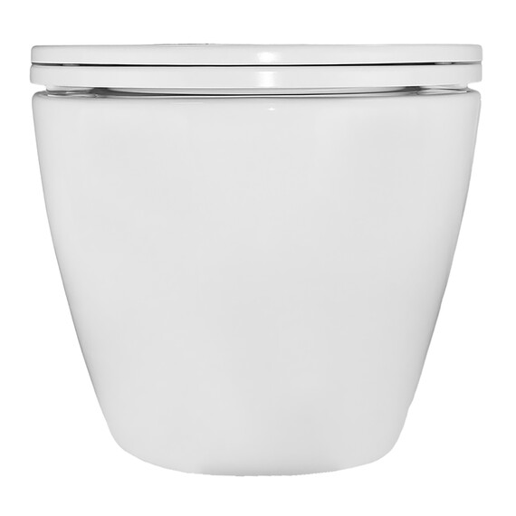 Унитаз подвесной безободковый Azario Gloria AZ-2003T с тонкой крышкой микролифт - фото 11