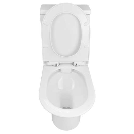 Унитаз-компакт Azario Fretta AZ-1223 с крышкой микролифт - фото 5