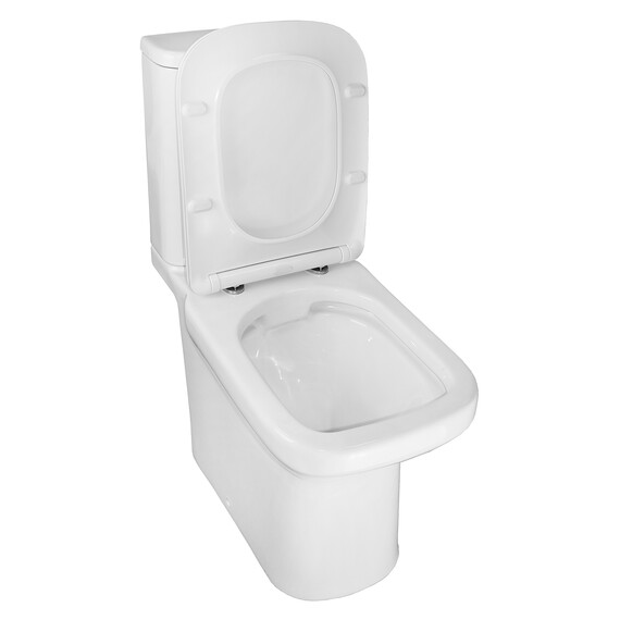 Унитаз-компакт безободковый Azario Wandy AZ-56D с тонкой крышкой микролифт - фото 4