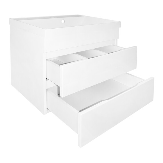 Тумба подвесная с раковиной Azario Эстима 60/2 60 см CS00094582 - фото 4