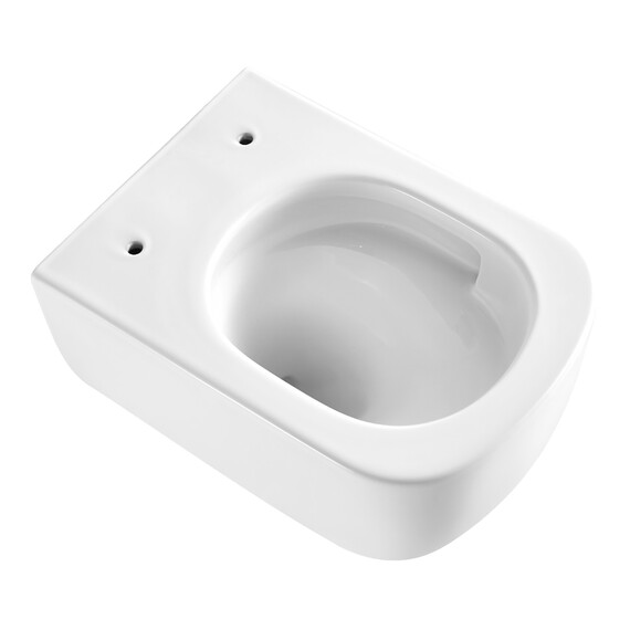 Унитаз подвесной Azario Campo AZ-1883WH с крышкой микролифт (система смыва Торнадо) - фото 3