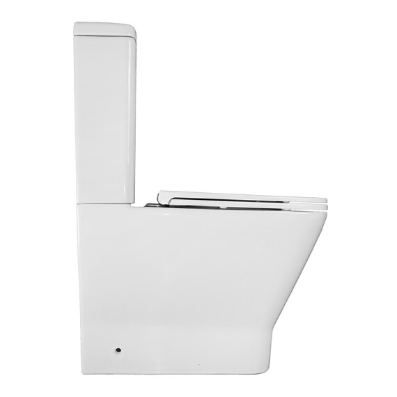 Унитаз-компакт безободковый Azario Joy AZ-2168-UQ3 с крышкой микролифт (система смыва Торнадо) - фото 14