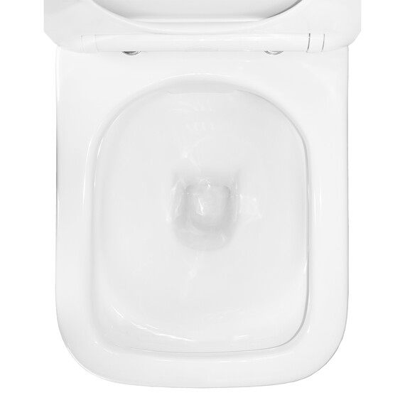 Унитаз-компакт безободковый Azario Wandy AZ-56D с тонкой крышкой микролифт - фото 9