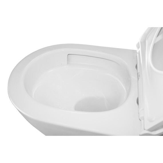 Унитаз подвесной безободковый Azario Gloria AZ-2003T с тонкой крышкой микролифт - фото 5