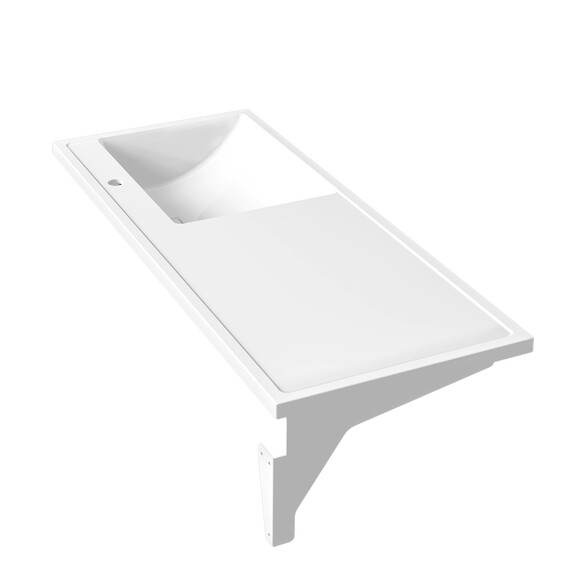 Раковина над стиральной машиной Azario Paola Magenta 120 см R CS00078452 - фото 4