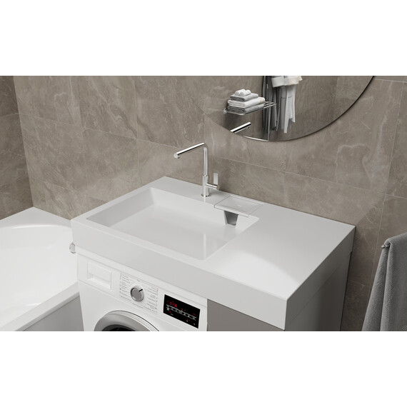 Раковина над стиральной машиной Azario Ritsa 80 см CS00093810 - фото 9