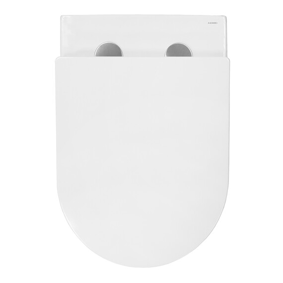 Унитаз подвесной безободковый Azario Nove AZ-9312T с тонкой крышкой микролифт - фото 11