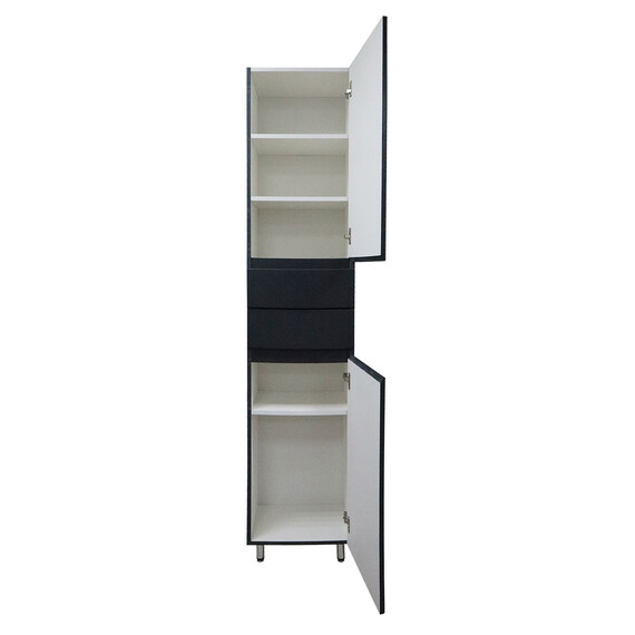 Пенал напольный Azario Эстима 40 см R CS00094561, графит - фото 4