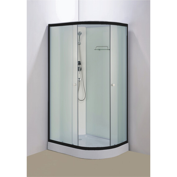 Душевая кабина Loranto 120x80 см CS-876EBTM/W-120 L, чёрный/прозрачное - фото 2