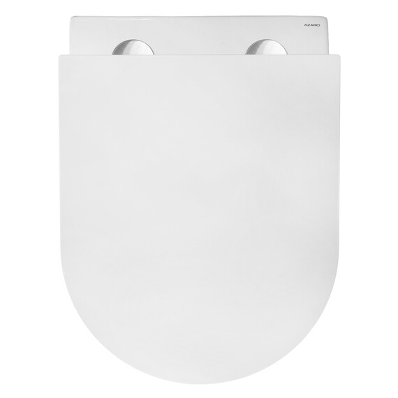 Унитаз-биде подвесной безободковый Azario Grado AZ-046E-NR с тонкой крышкой микролифт (система смыва Торнадо) - фото 13