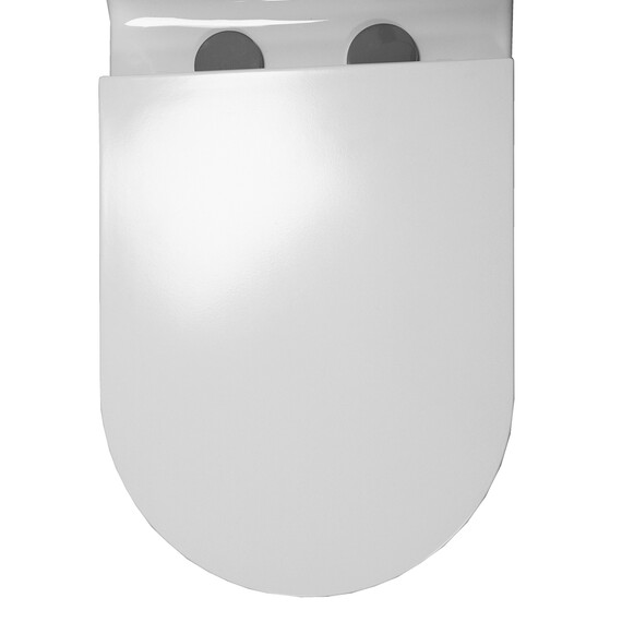 Унитаз-моноблок Azario Vally AZ-80687 с тонкой крышкой микролифт (Система смыва Торнадо) - фото 9