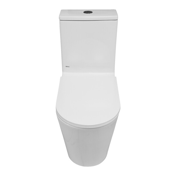 Унитаз-моноблок Azario Eagle AZ-80673 с тонкой крышкой микролифт (Система смыва Торнадо) - фото 3