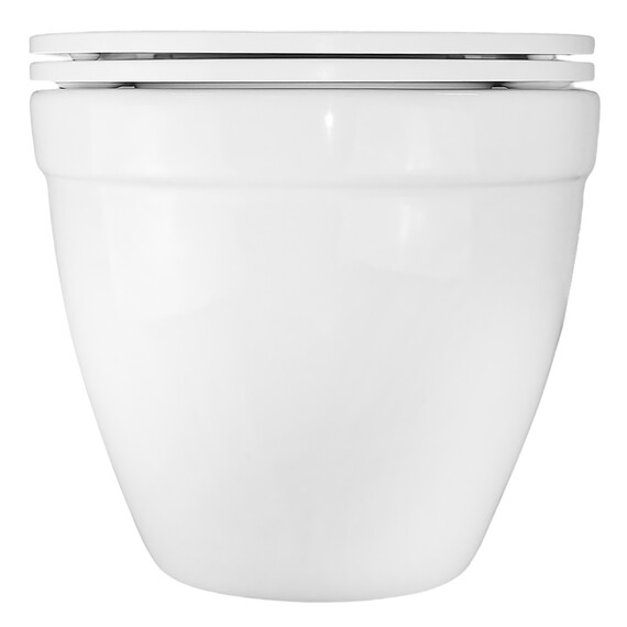 Унитаз подвесной безободковый Azario Fora AZ-0017-UQ3 с крышкой микролифт (Система смыва торнадо) - фото 13