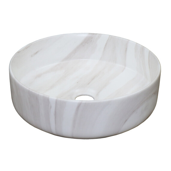 Раковина-чаша Azario 35 см AZ-3134-M817, светлый мрамор - фото 3