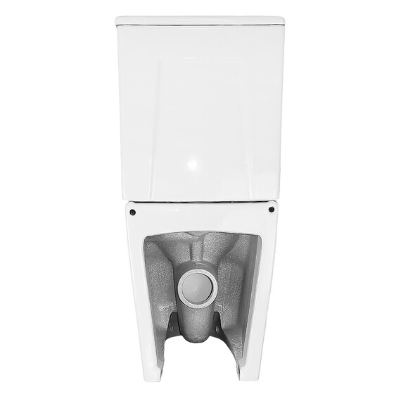 Унитаз-компакт безободковый Azario LANDER AZ-1257A с крышкой микролифт (система смыва Торнадо) - фото 14