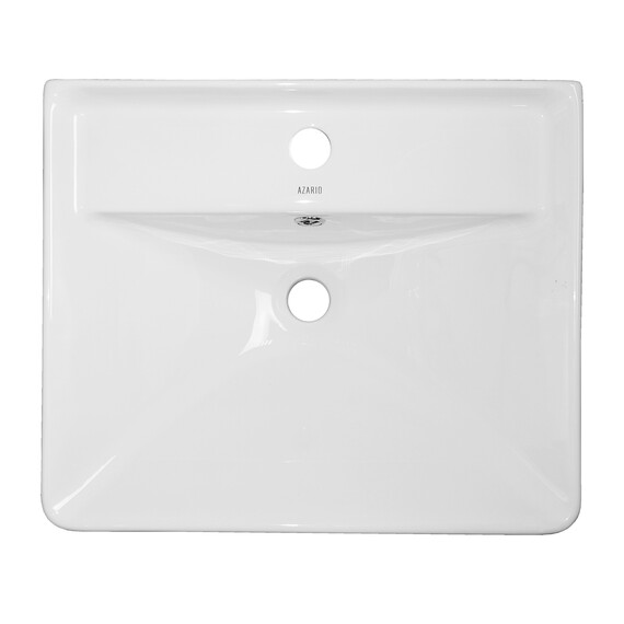 Тумба подвесная с раковиной Azario LOTOS 50 см CS00094662, белый глянцевый - фото 5