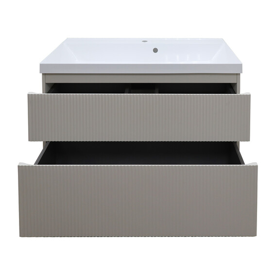 Тумба подвесная с раковиной Azario Viola 100 см CS00097150, бежевый - фото 4